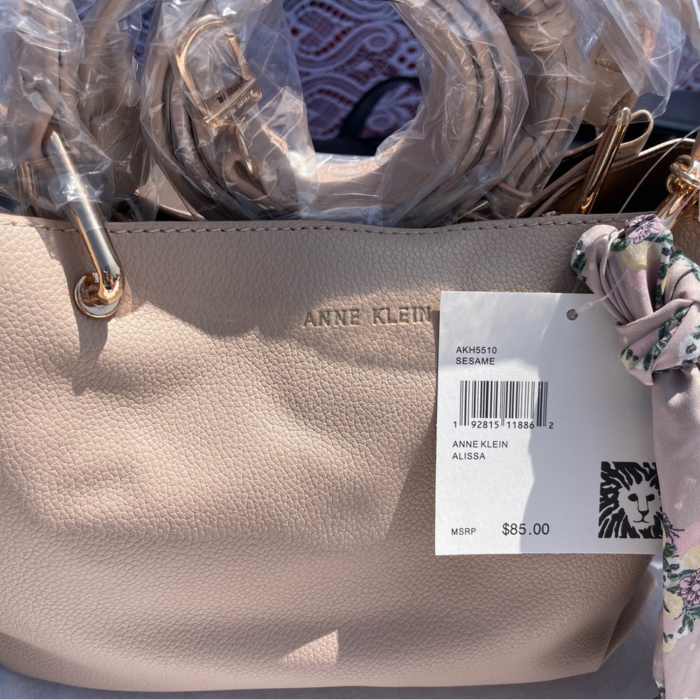 New Anne Klein Sesame Shoulder Bag